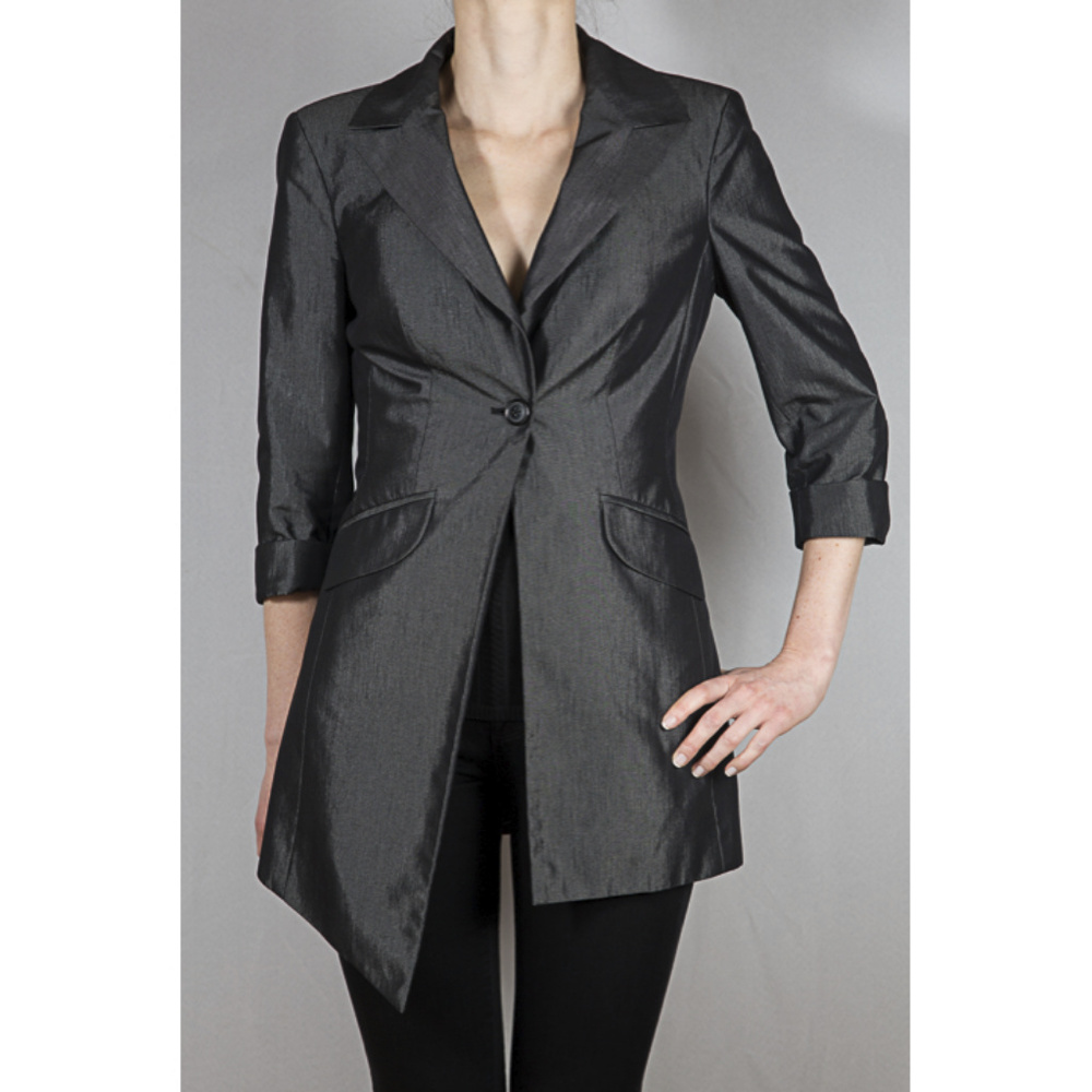 KARDASHIANS FOR bebe WOMENS BLAZER, COLOR: GREY
